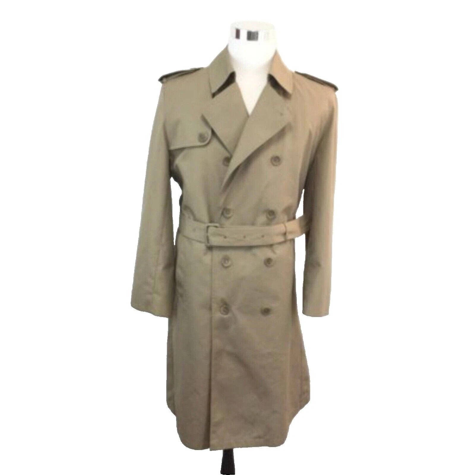 Tamaño Regular de trinchera Oleg Cassini abrigos abrigos, chaquetas y chalecos para hombres