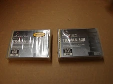 Lot of 2 Imation Travan 8Gb 4/8GB Tape Cartridge-One Says "Replaces Travan 4"