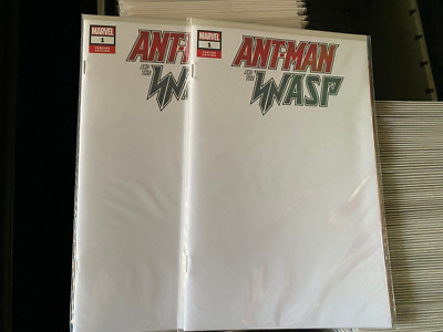 2 (issues) x Ant-Man And The Wasp #1 Blank Sketch Variant Marvel Comics 2018