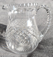 Clear Lead Crystal Jug With