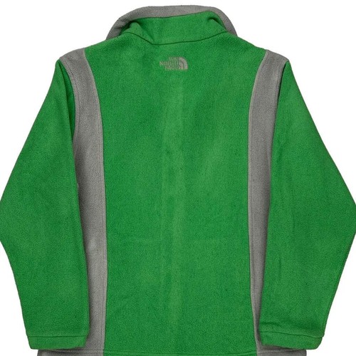 Age 10 The North Face Fleece Jacket - Medium Green Polyester - Picture 7 of 8