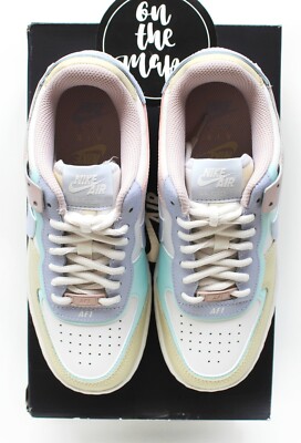 nike air force 1 shadow pastel blue pink ghost