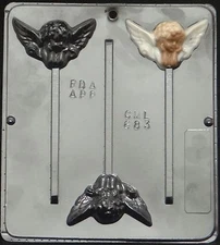 Angel Pop Lollipop Chocolate Candy Mold  683 NEW