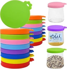 for Oui Yogurt Jar Lids - 16 pack Silicone for Oui Lids Yoplait Yogurt