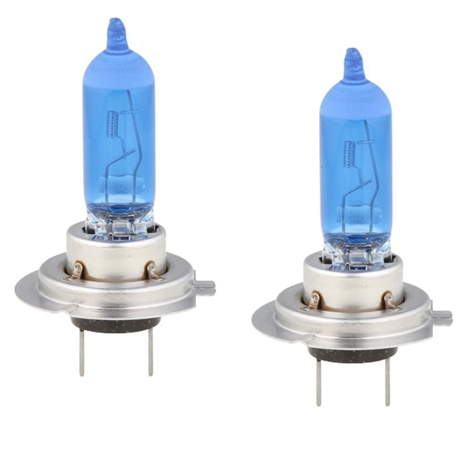 Nokya 7000K Blanco H7 Nok7416 55W Dos Bombillas Cabeza Luz Luz Luz Baja Ajuste de Repuesto Foto 3 de 4