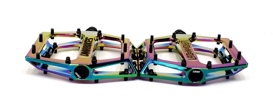 Pedales de plataforma para bicicleta de montaña DMR Vault Lacon Limited Signature cromo pulido al aceite Foto 3 de 4