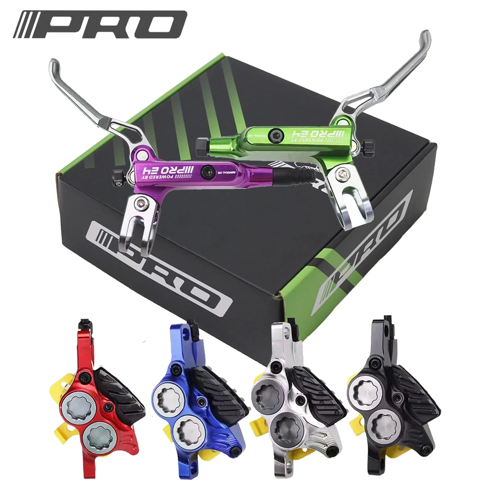 US 4 Piston IIIPRO E4 BUCKLOS Hydraulic Disc Brakes MTB Bike Ebike for Shimano - Image 3 of 4