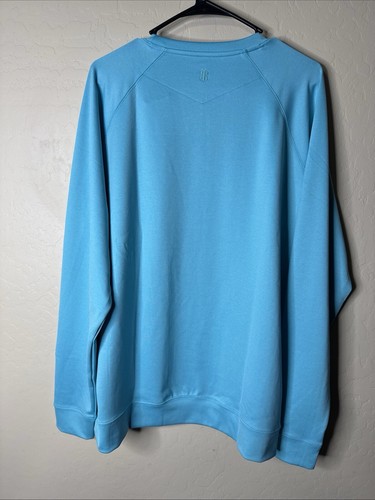Holderness & Bourne The Betts Blue Crewneck Performance Pullover X-Large NWT - Picture 6 of 7