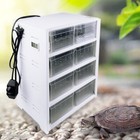 Large 8-Grid Cage Reptile Pet Enclosure Lizard Spider Snake Turtle Breeding Tank