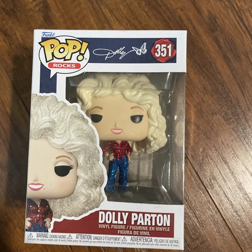 Funko Pop! Rocks - Dolly Parton '77 Tour Diamond Glitter Pop! Vinyl Figure #351