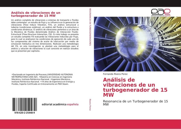AnáLisis De Vibraciones De Un Turbogenerador De 15 Mw ~ Fern ... 9786202254489-image