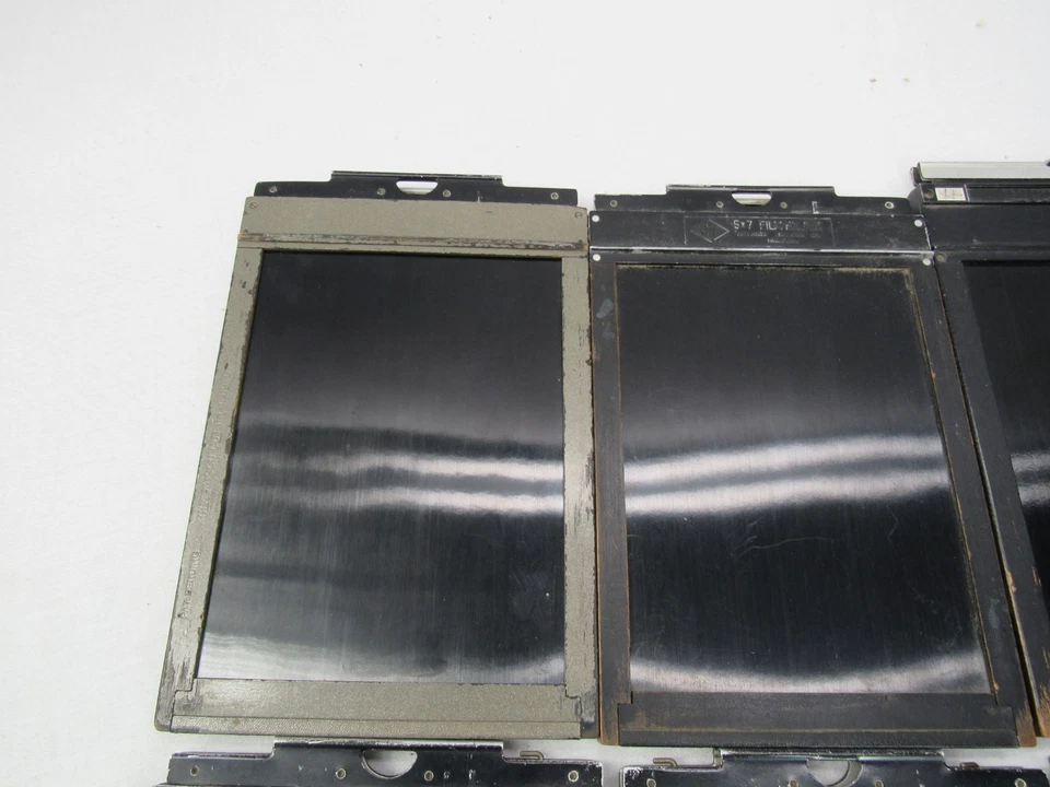 Vintage Lot of 6 Agfa Lisco 5x7" Wooden And Metal Cut Film Holders - Image 2 of 4