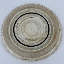 Vintage White Wham-O Frisbee Master Tournament. 1967 San Gabriel, CA