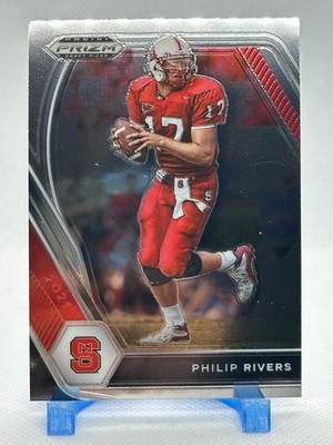 Philip Rivers 2021 Panini Prizm Draft Picks #17 - North Carolina State Wolf Pack
