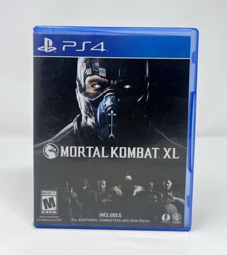 PS4 Mortal Kombat XL Tested Good Condition Case Insert Included