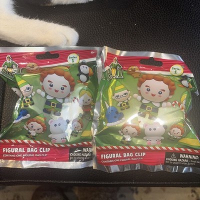 2 Monogram Figural Bag Clip Elf Series 1: Buddy the Elf .
