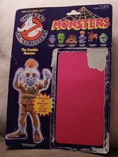 The Real Ghostbusters Zombie Monster File Card Back Carboard 1986 Kenner