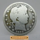 1908-S Barber Silver Quarter - #C57352NQ