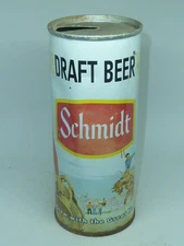 Empty 16oz Top Opened Schmidt Scenic Series Draft Beer S.S. Tab Top