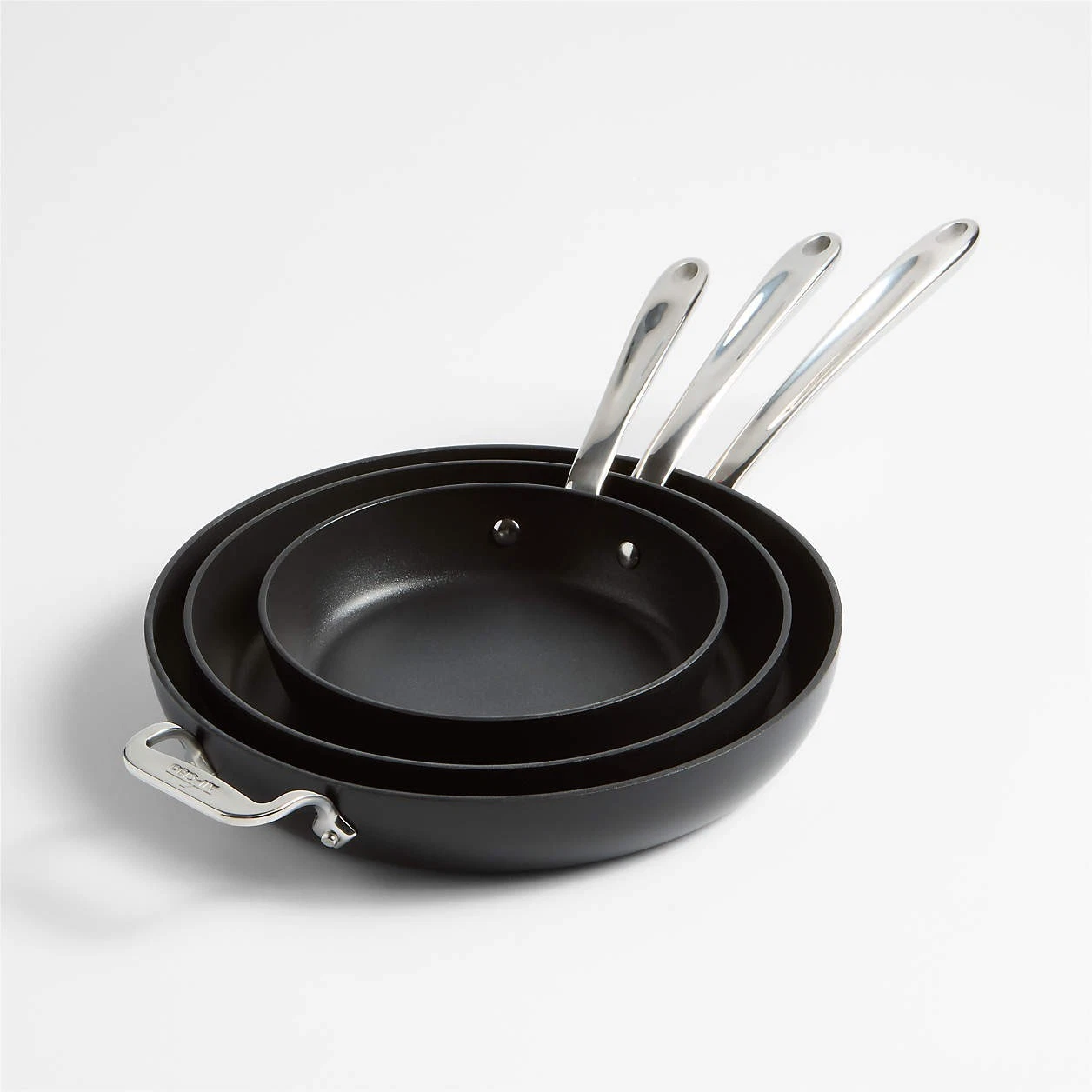 All-clad Essentials 12-Inch, 10.5 inch and 8.5-inch Non-Stick Fry Pan Set