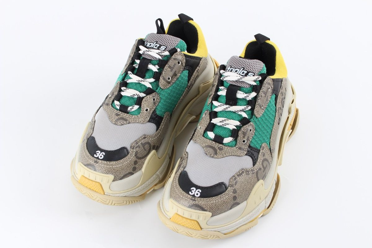 Gucci Triple S Sneakers by X Balenciaga 36 SKU | eBay Gucci Triple S Sneakers by X Balenciaga 36 SKU | eBay
