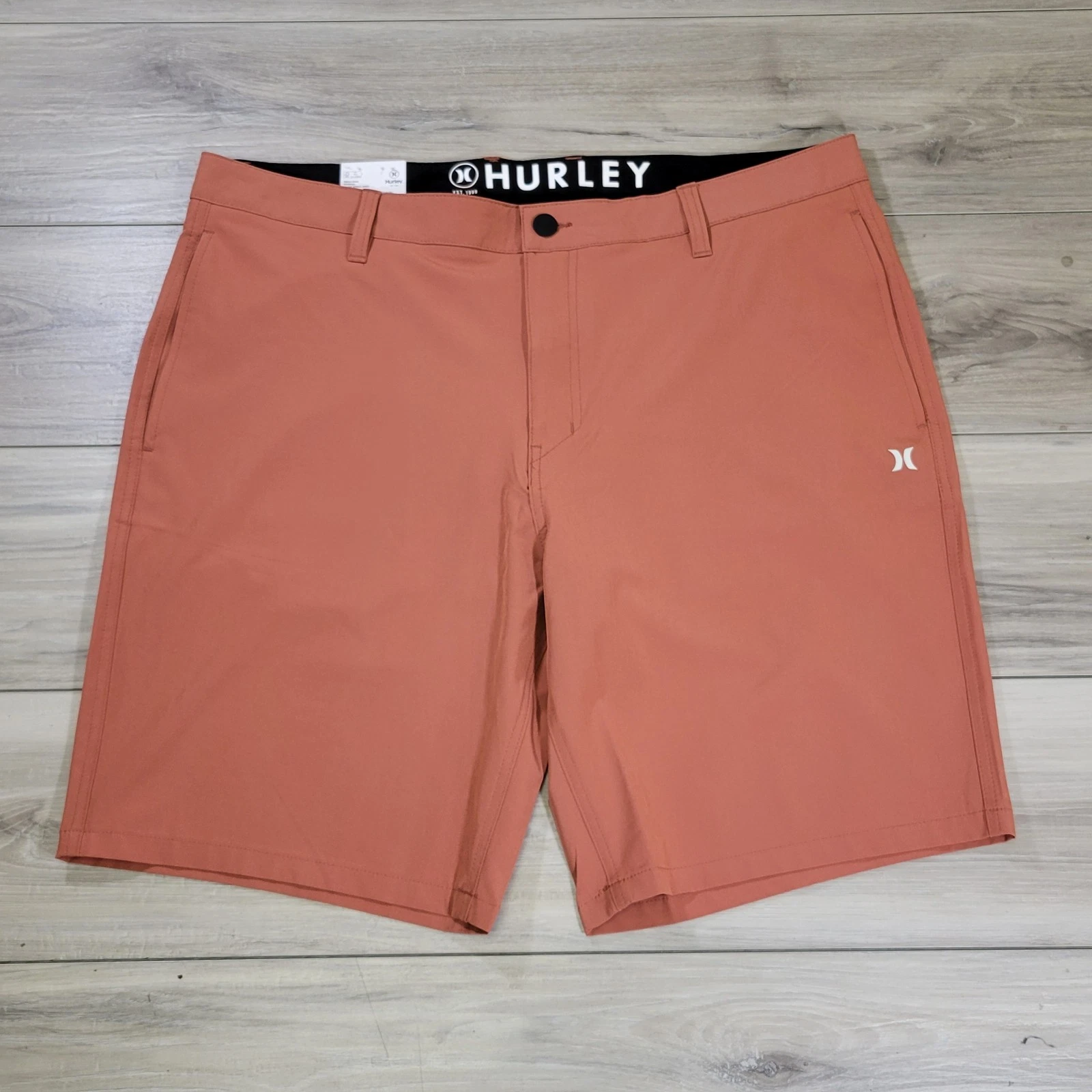 Hurley Shorts Men's 40 Orange All Day Hybrid New