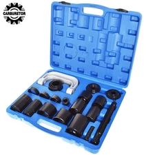 21Pcs Auto U Repair Service Remover Ball Joint Press Tool & Master Adapter Kit