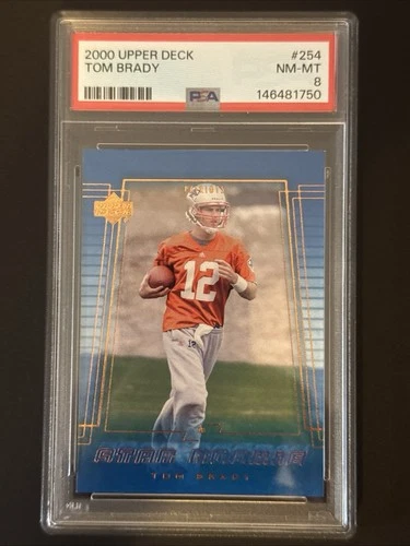 2000 Upper Deck Tom Brady PSA 8