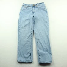 JAG Women's Size 6 w26 Light Blue Denim Straight Crop Jeans