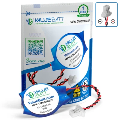 VALUEBATT CMOS RTC Battery Lenovo X1 Carbon 2 & 3rd Gen CR2016 00HN933 04X0443 01HY008