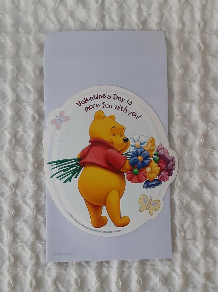 Disney WINNIE The POOH San Valentín Golosinas Saco Bolso 24 Individual Para Día Divertido Foto 2 de 4