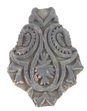 VINTAGE Batik INDIA HAND WOOD CARVED TEXTILE  PRINTING BLOCK  STAMP FABRIC