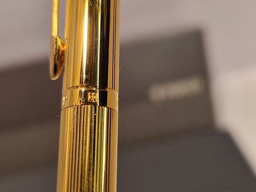 C9-AC 2x PENNA A SFERA VINTAGE PARKER KULI GOLD FRANCE PEN - Foto 13 di 20