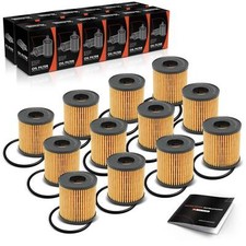 12pcs Engine Oil Filter for Dodge Dart Fiat 500 124 Spider 10K Miles Protection