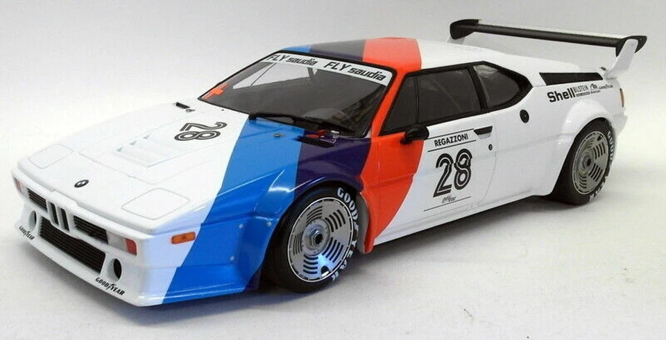BMW M1 PROCAR #28 MOTOSPORT REGAZZONI 1979 MINICHAMPS 125792928 1/12 E26 - Immagine 2 di 3