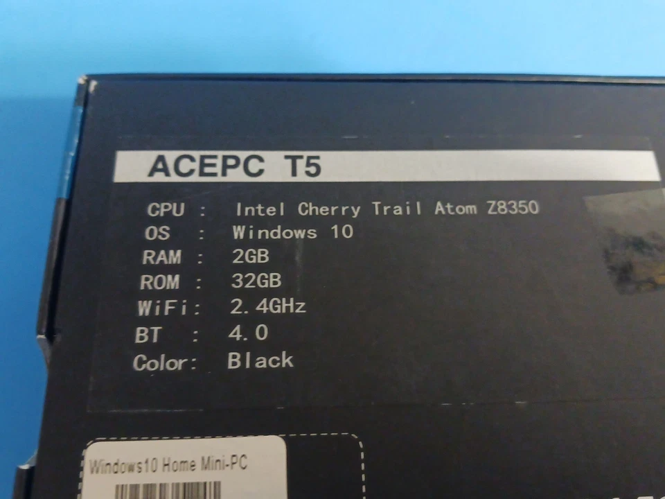 Acepc T5 Mini PC Stick HDMI Comp Intel Atom Z8350 2RAM 32GB Win10  - Image 3 of 4
