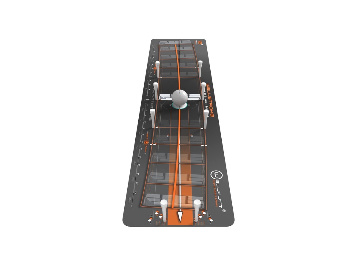 WELLPUTT WELLSTROKE 12° WELLPUTT WELLSTROKE 12 - Golf Training Mat for Perfect Putting