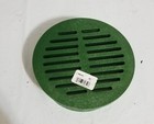 6 in Plastic Round Drainage Grate Green New
