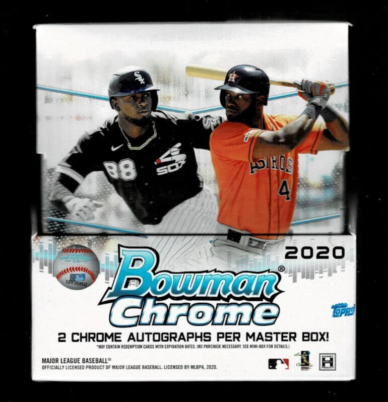 2020 BOWMAN CHROME BASEBALL FACTORY SEALED HOBBY MASTER BOX