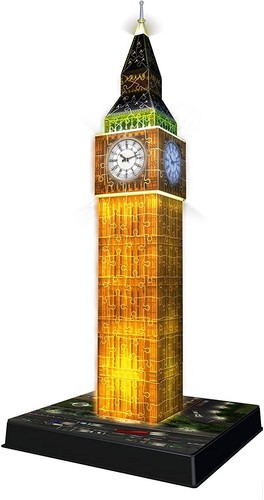 RAVENSBURGER, Puzzle 3D 216 Pièces Big Ben illuminé, RAV125883 - Photo 2/2