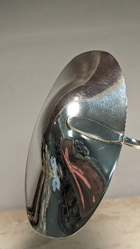 Hermoso cucharón perforador plateado FB Rogers raro victoriano de 1800 patrón de lirio Foto 4 de 4