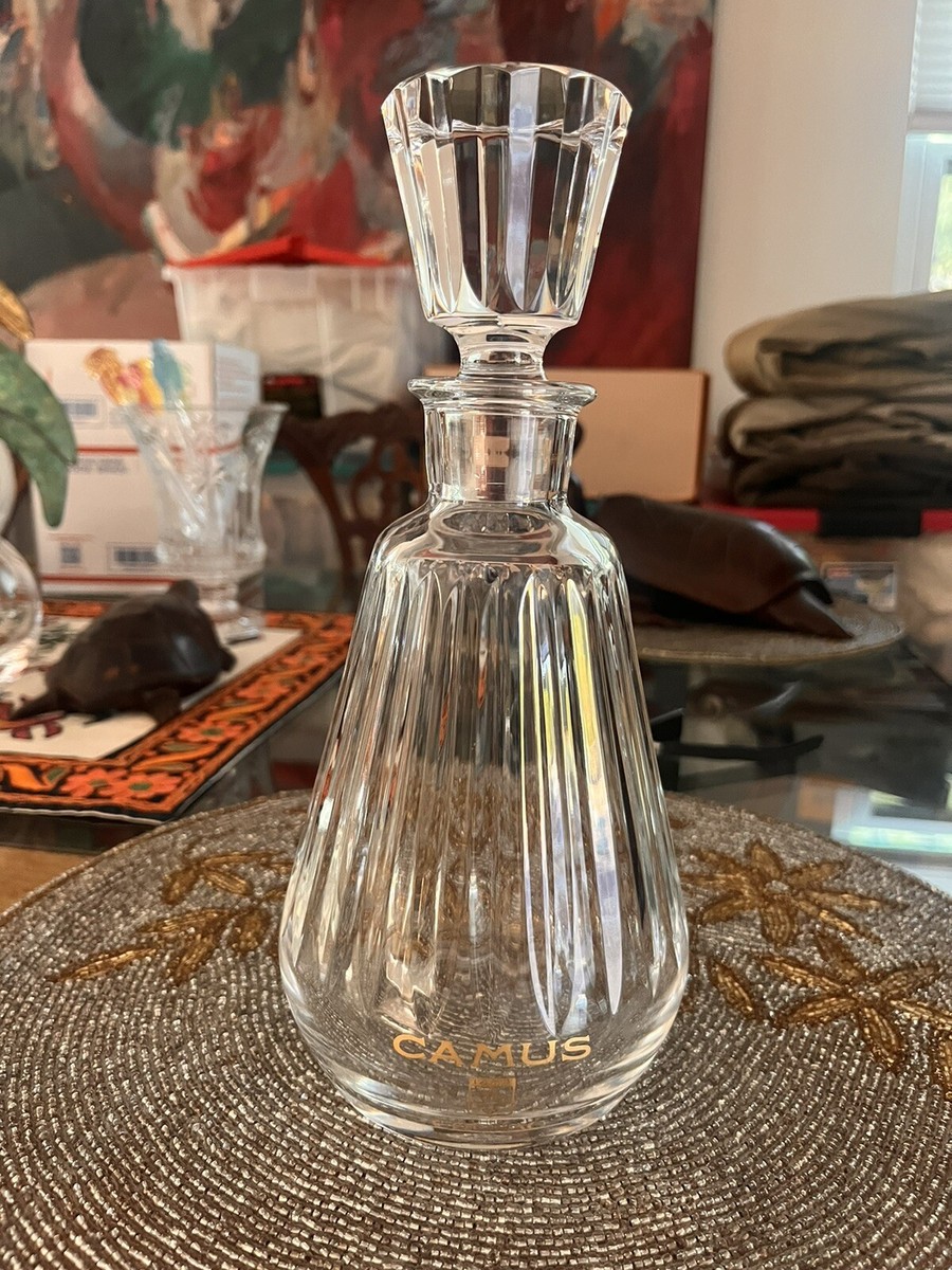 Baccarat France Crystal Decanter Made For Camus Cognac 1853 Baccarat France Crystal Decanter Made For Camus Cognac 1853