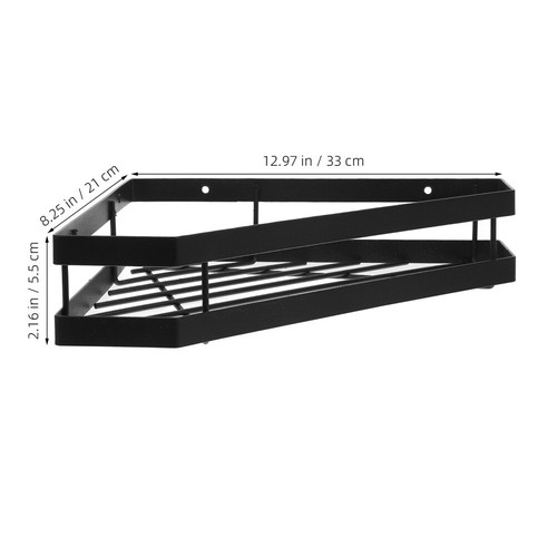 Corner Shelf Wall Mount Floating Storage Shelves Mounted Rack - Picture 5 of 12