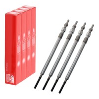 4X febi GlüHkerze FüR MERCEDES-BENZ W169 W245 160/180/200CDI OM640 0011597101