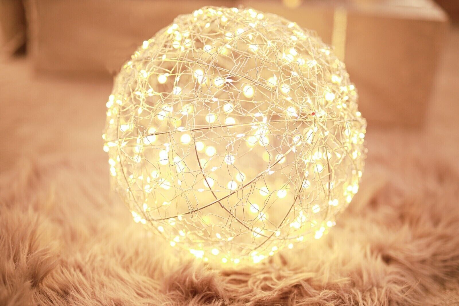 Christmas LED Sphere Decoration Ball Light Cluster Large Home Ornament