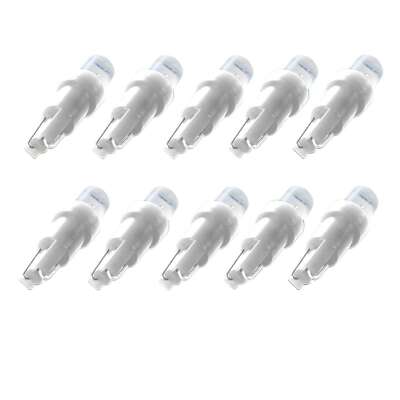 10 Stück LED Tachobeleuchtung XENON-WEISS  W1.2W T5 12V