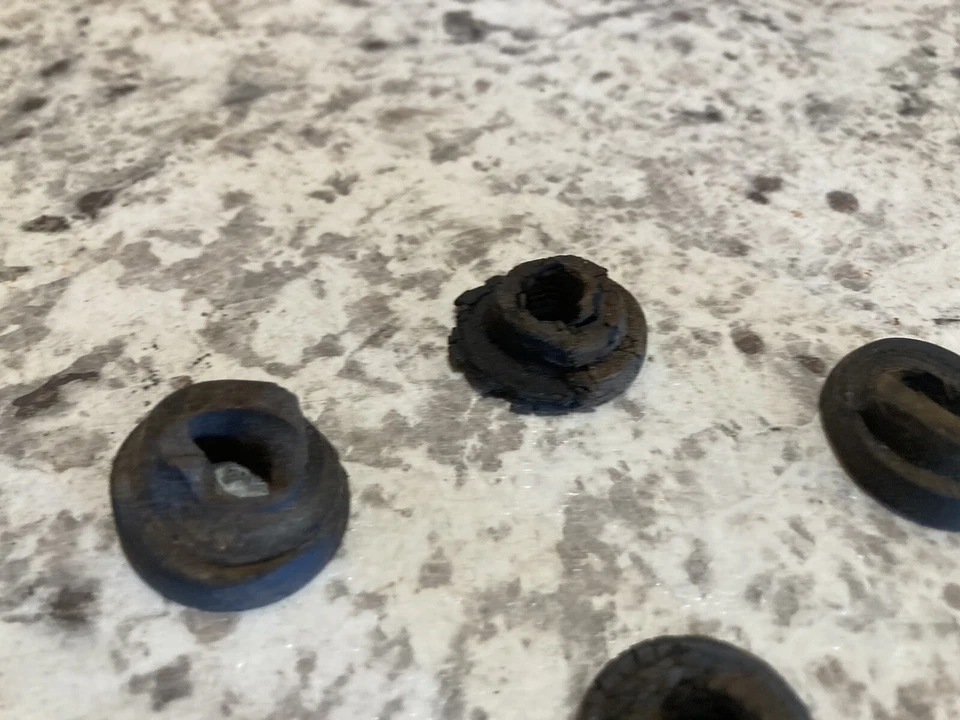 Coleman Powermate 4000 PM54-4202 Tanque de Gas Buje Paso Lavadora Tuerca (Juego de 4) Foto 3 de 4