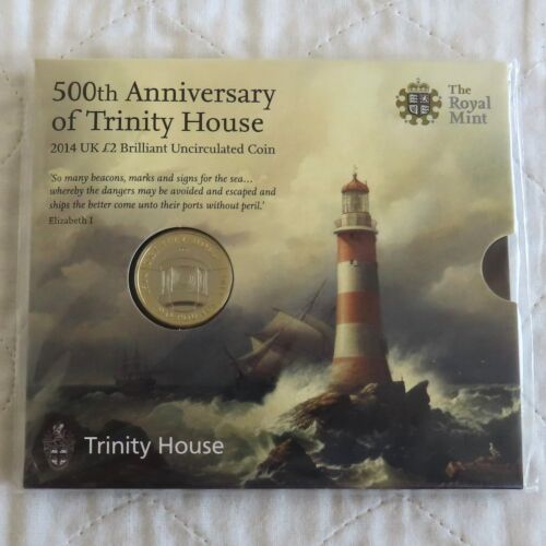 UK 2014 TRINITY HOUSE £2  B/UNC PACK - still mint sealed pack - Picture 1 of 2