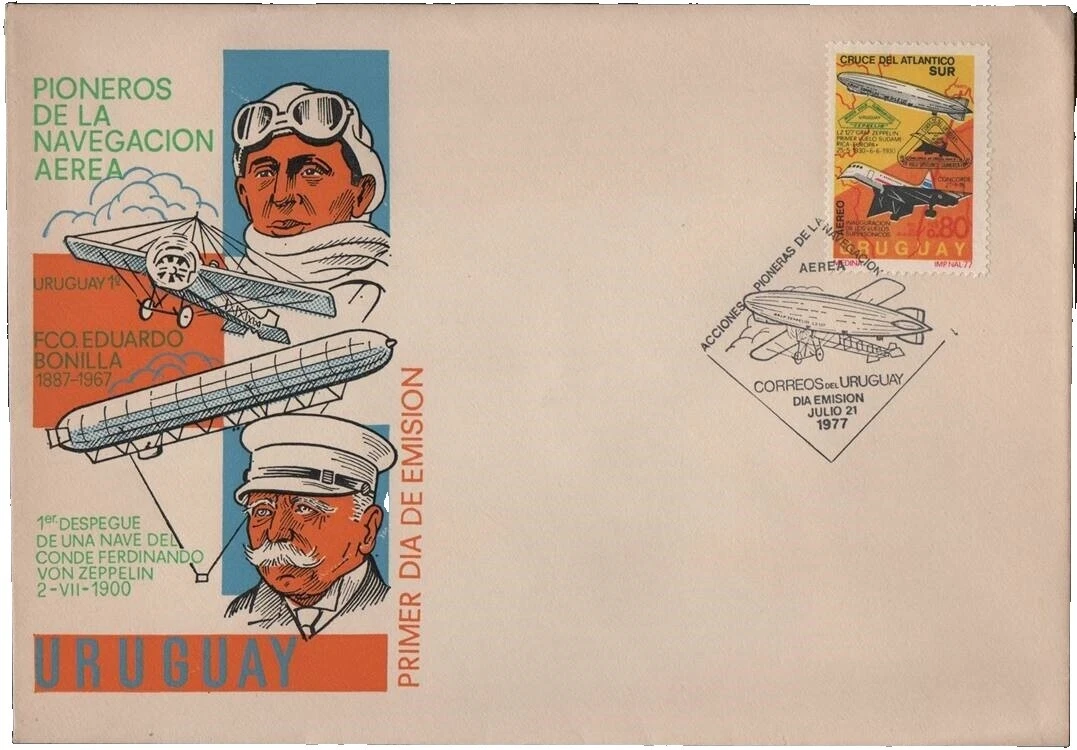 First Day of Issue Aviation Stamps