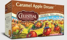 Celestial Seasonings CARAMEL APPLE DREAM Herbal Tea 18-Tea Bags ** BB 9/2025 **